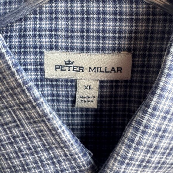 Peter Miller Long Sleeve Button Up Cashmere Blended Shirt Men's Size XL - Picture 3 of 8
